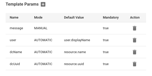 Web Action Use Case Template Params Filled