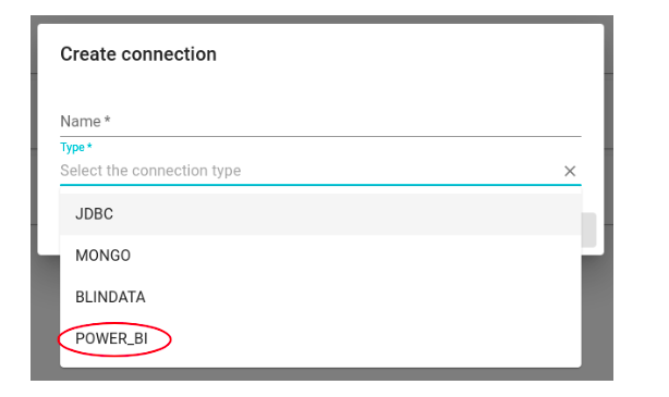 PowerBI selector