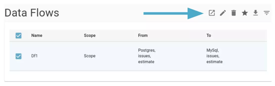 Dataflows detail icon