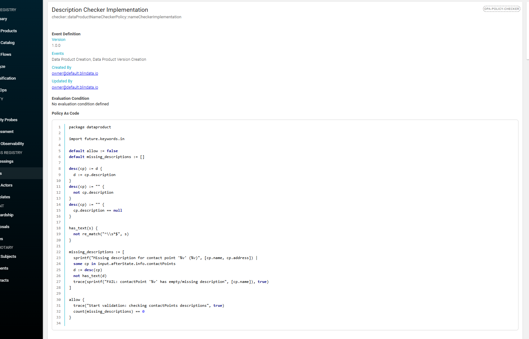 Policy-Implementation-Trace