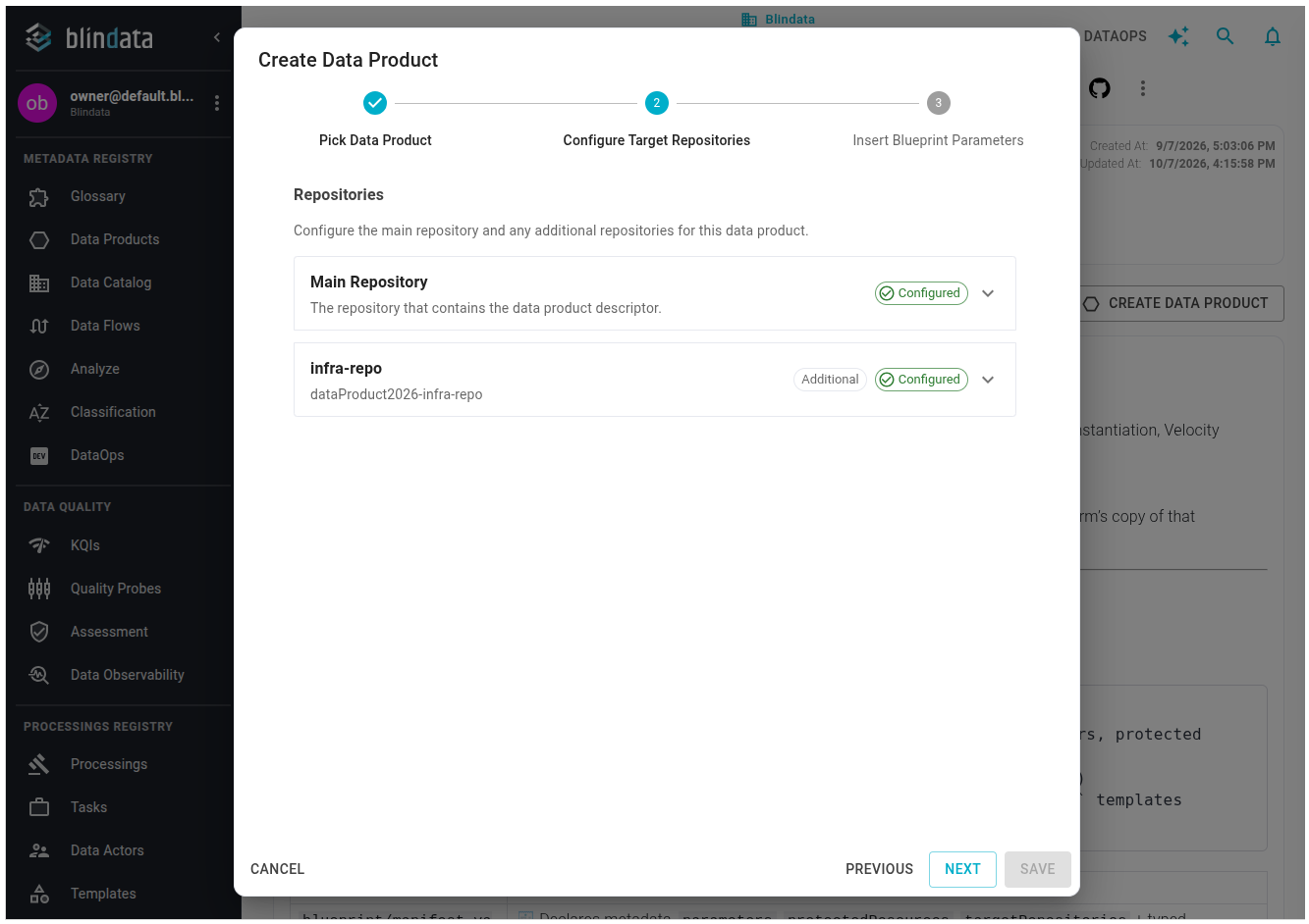 Main and additional repositories configured