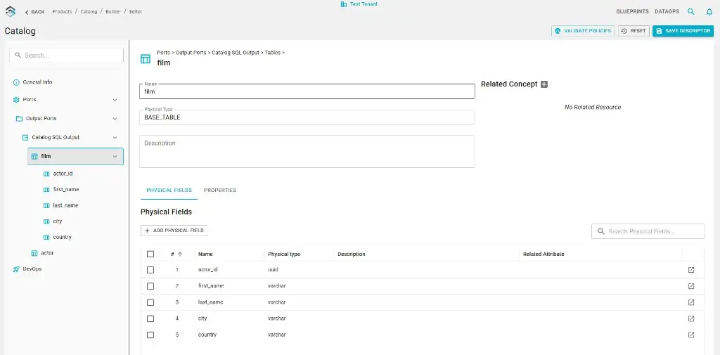 Builder editor – Ports and physical fields