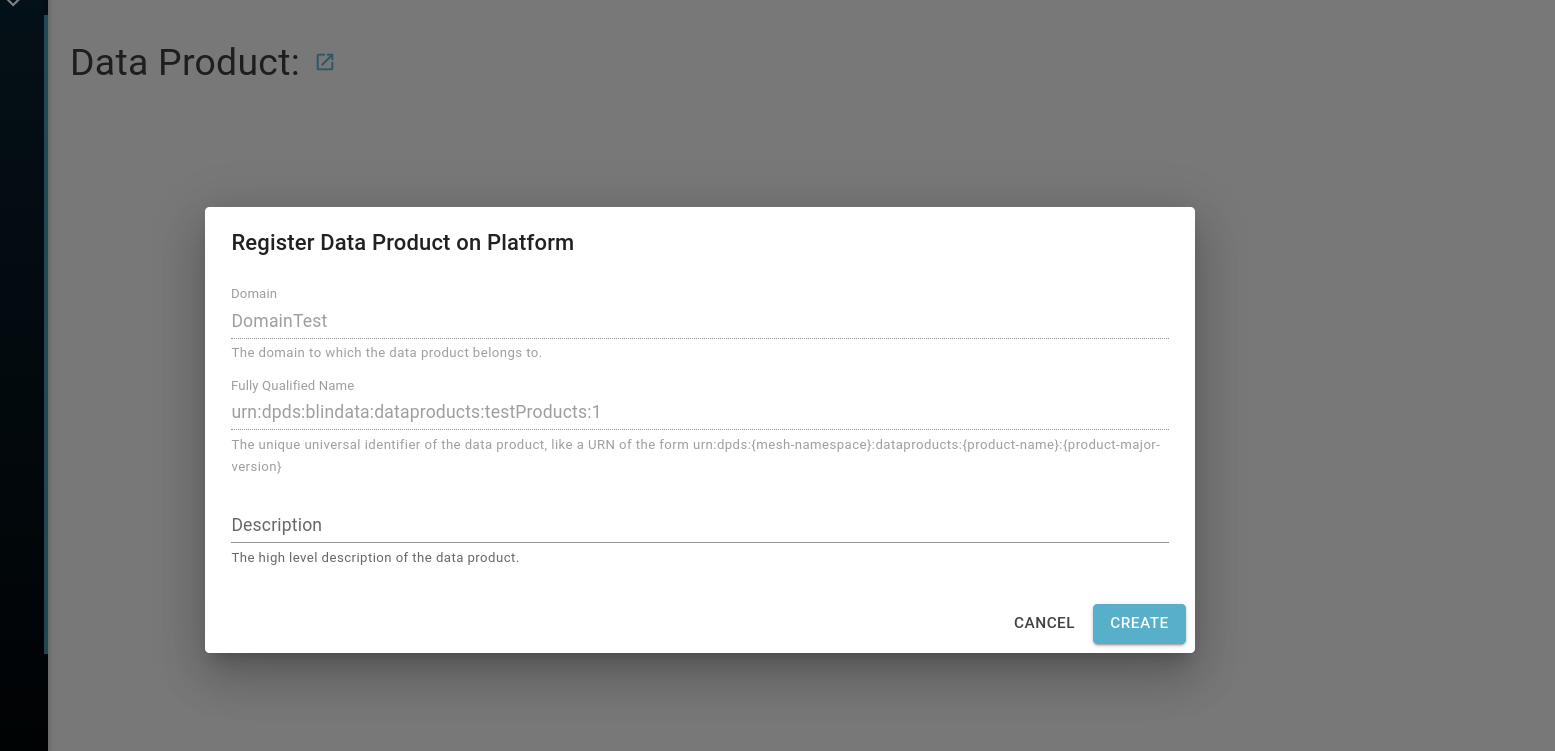 Data Product lookup