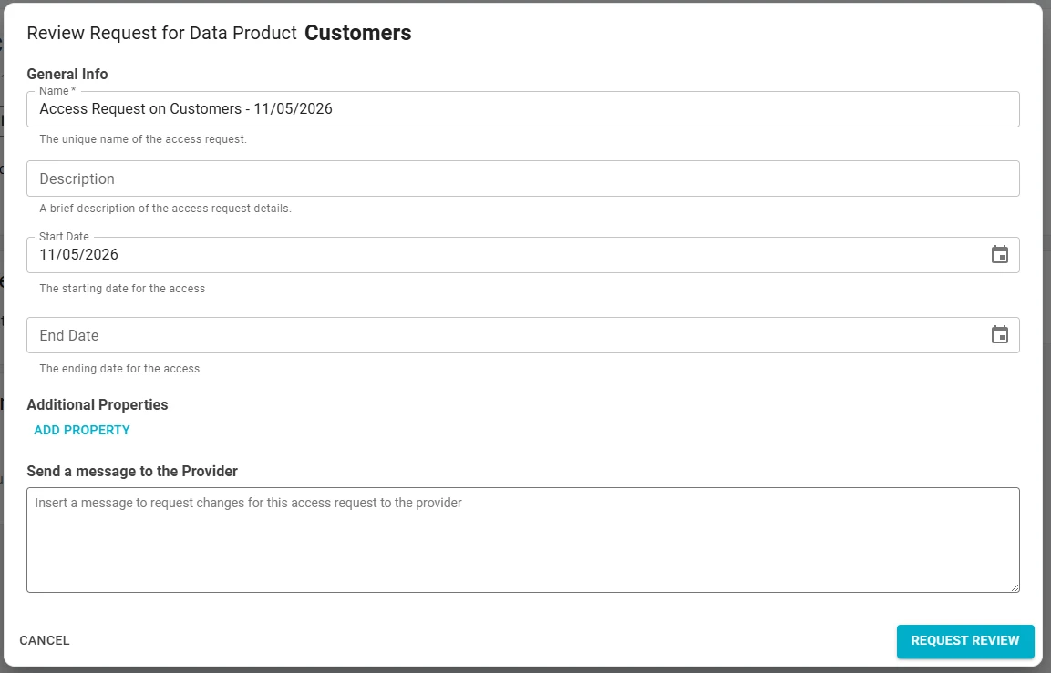Propose changes modal